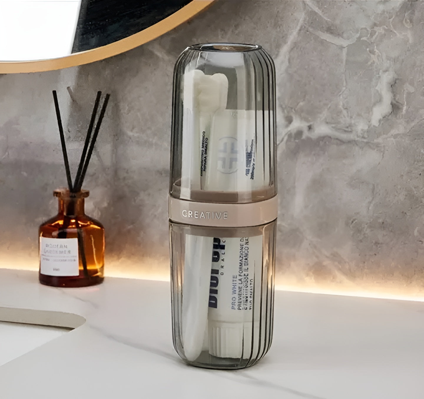 Travel-Friendly Transparent Toothbrush Cover – Hygienic & Anti-Bacterial Storage Case