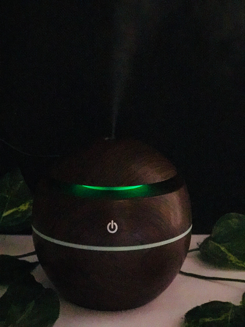 Wooden Ultrasonic Humidifier – Cool Mist Aroma Diffuser for Relaxation