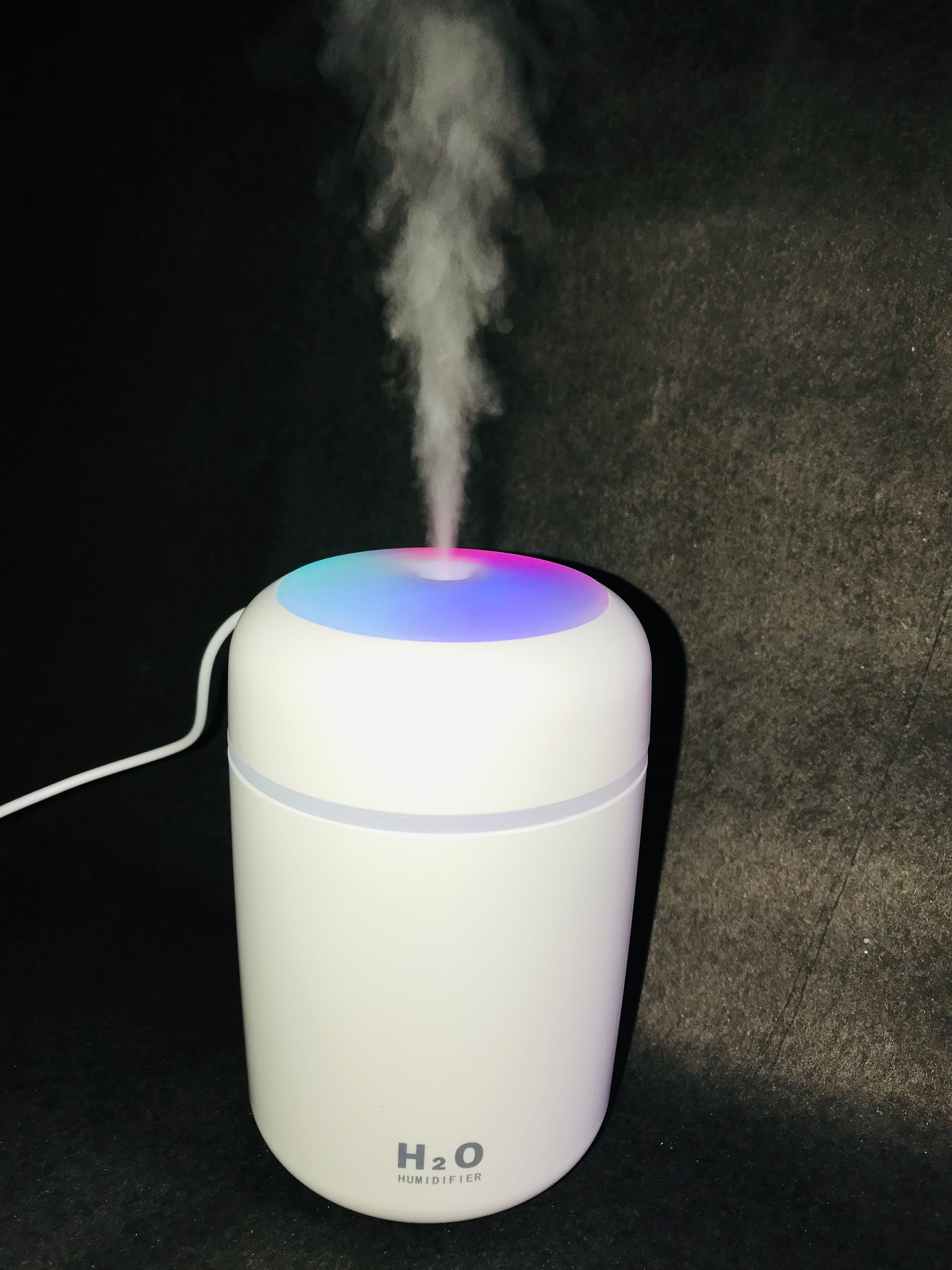 Portable USB Humidifier – Colorful Cool Mist for Car, Office & Home