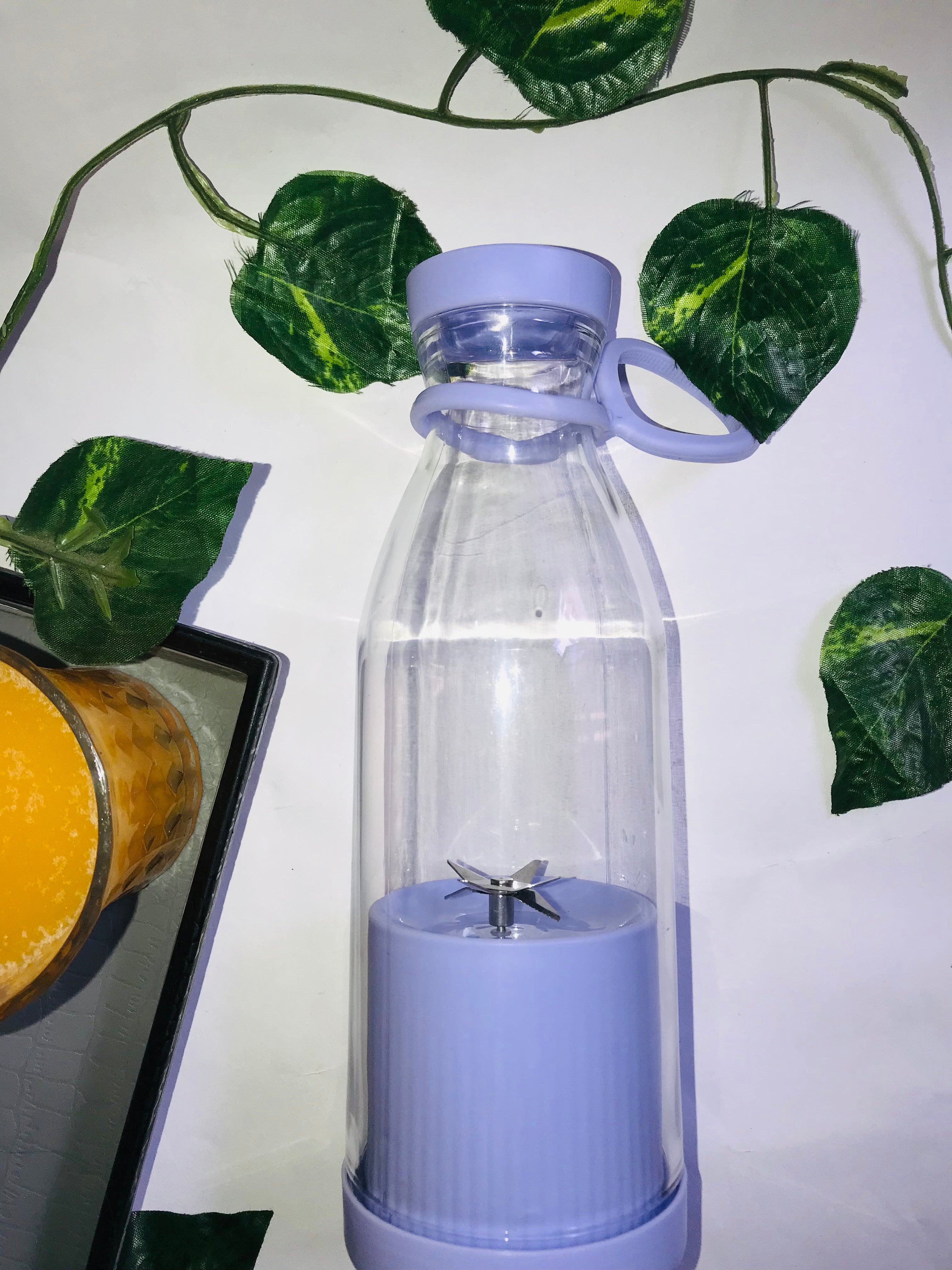 Mini USB Portable Juicer Blender – 420ml Rechargeable Bottle for Fresh Juices & Shakes