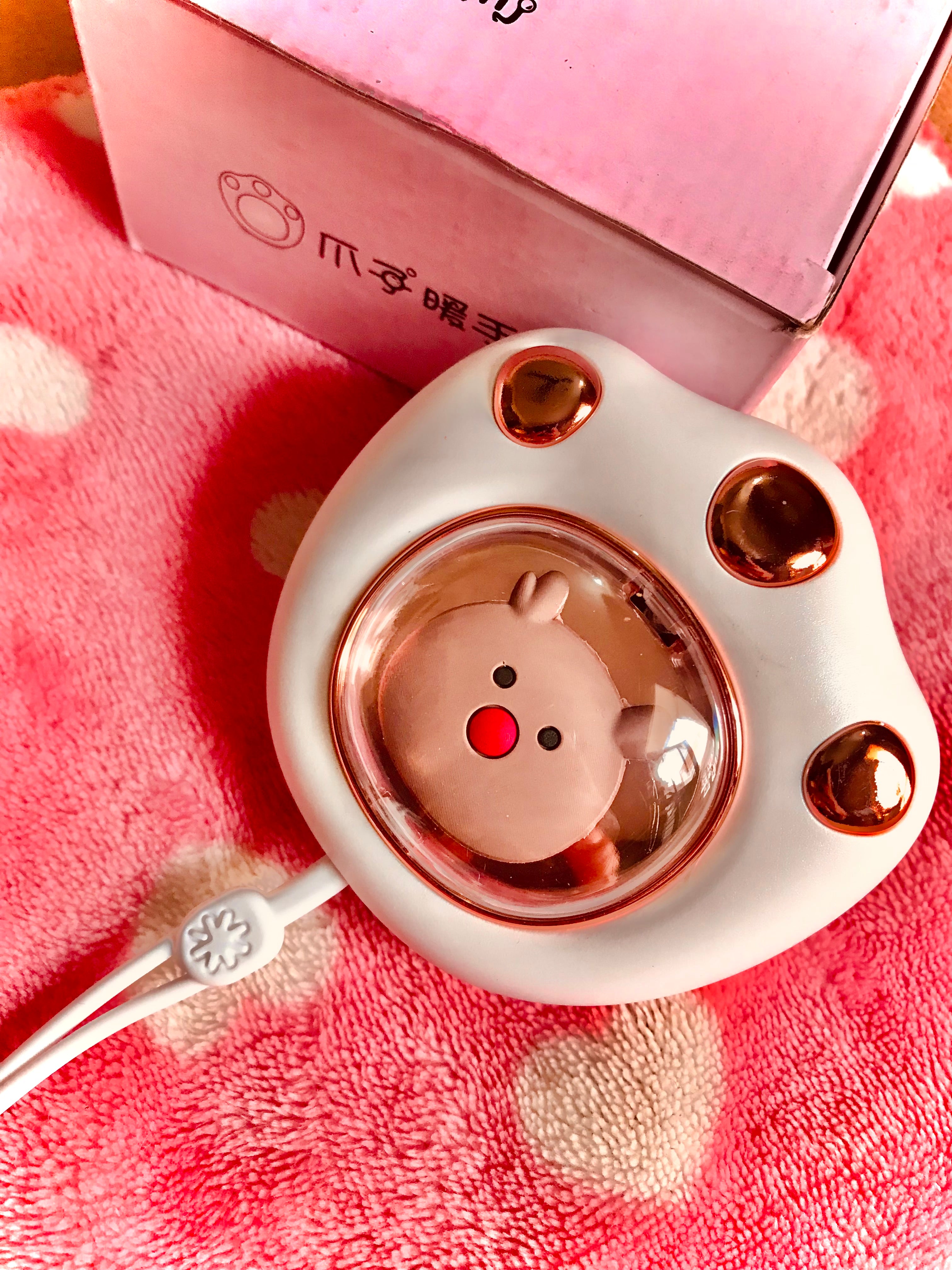 Paw Hand Warmer – Cute Cat Paw Rechargeable Electric Pocket Heater