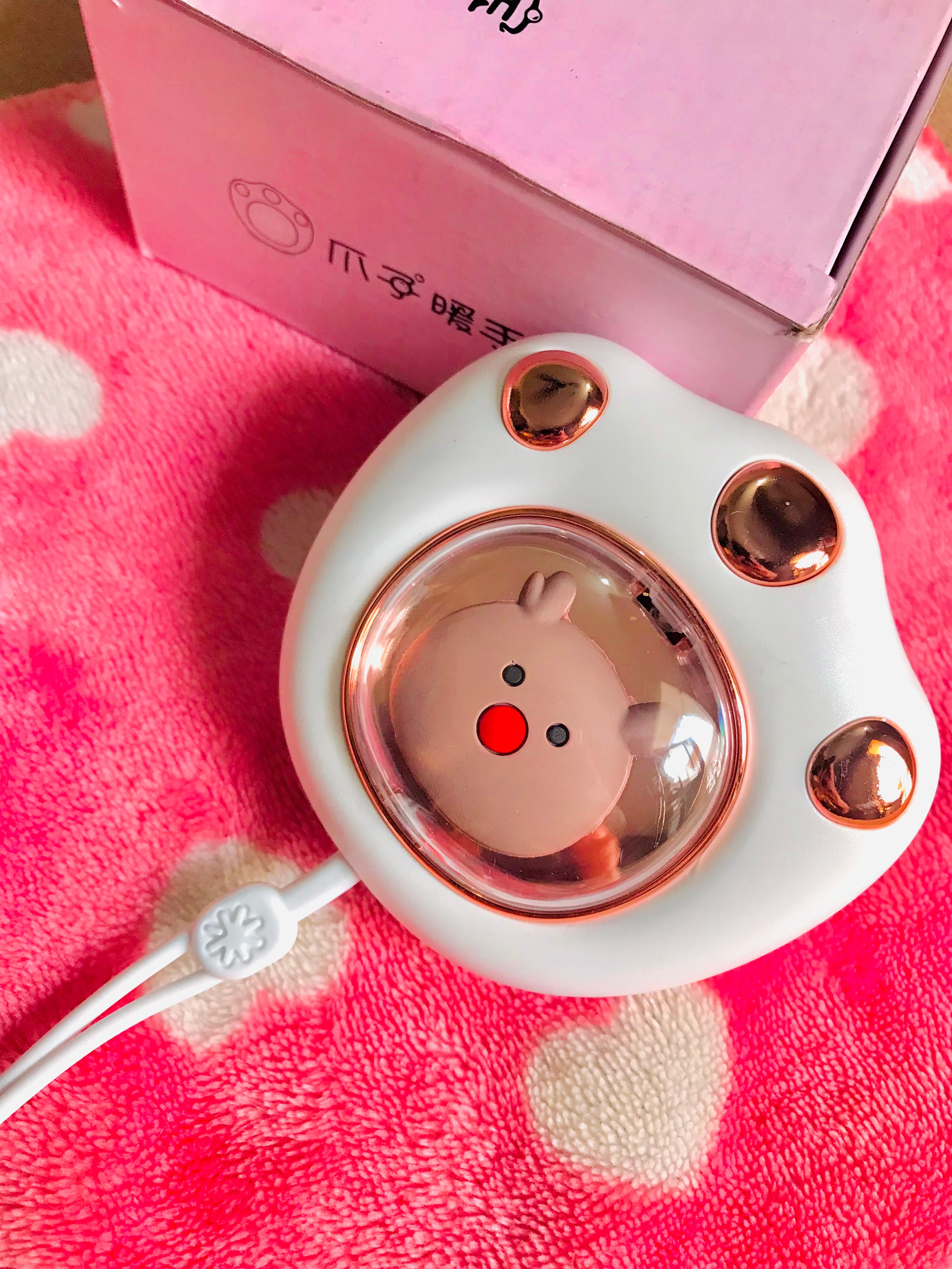 Paw Hand Warmer – Cute Cat Paw Rechargeable Electric Pocket Heater
