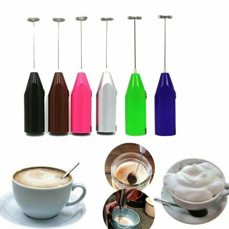 Battery Operated Coffee Beater & Milk Frother -Instant Café-Style Foam for Cappuccino, Latte & Frappe