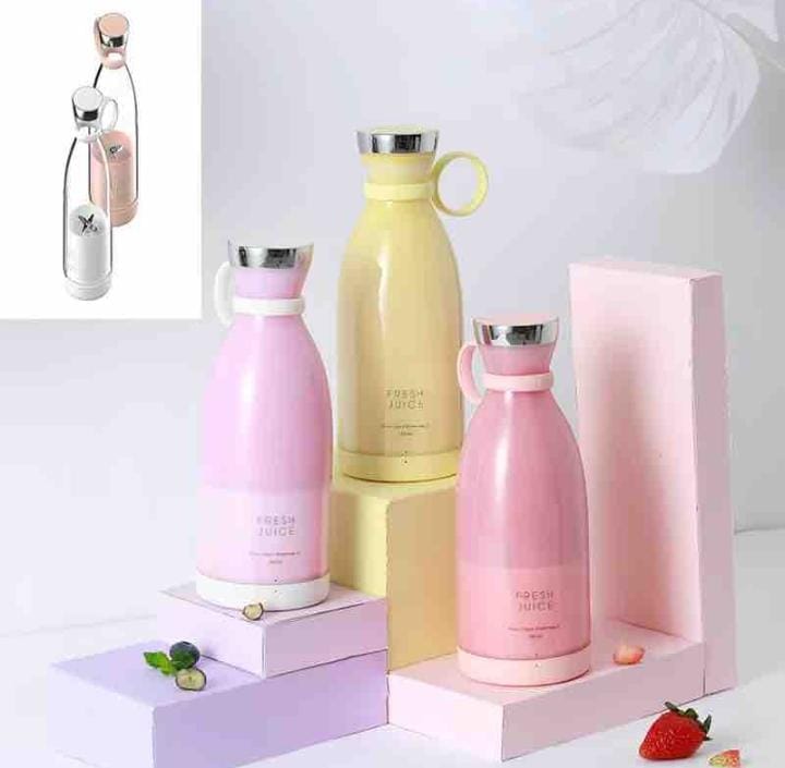 Mini USB Portable Juicer Blender – 420ml Rechargeable Bottle for Fresh Juices & Shakes
