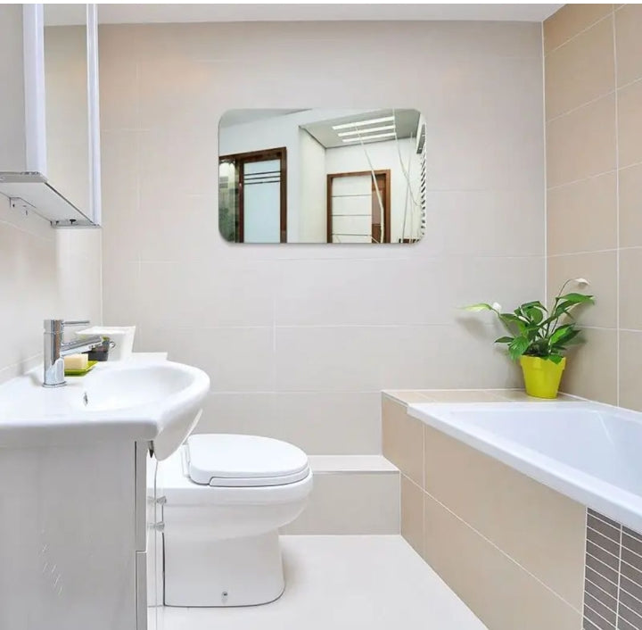 Self-Adhesive Acrylic Mirror Sticker – Full-Length Wall & Bathroom Décor (30×40 cm)