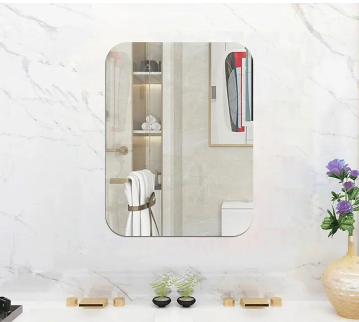 Self-Adhesive Acrylic Mirror Sticker – Full-Length Wall & Bathroom Décor (30×40 cm)